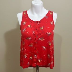 Love Fire Red Tank Top